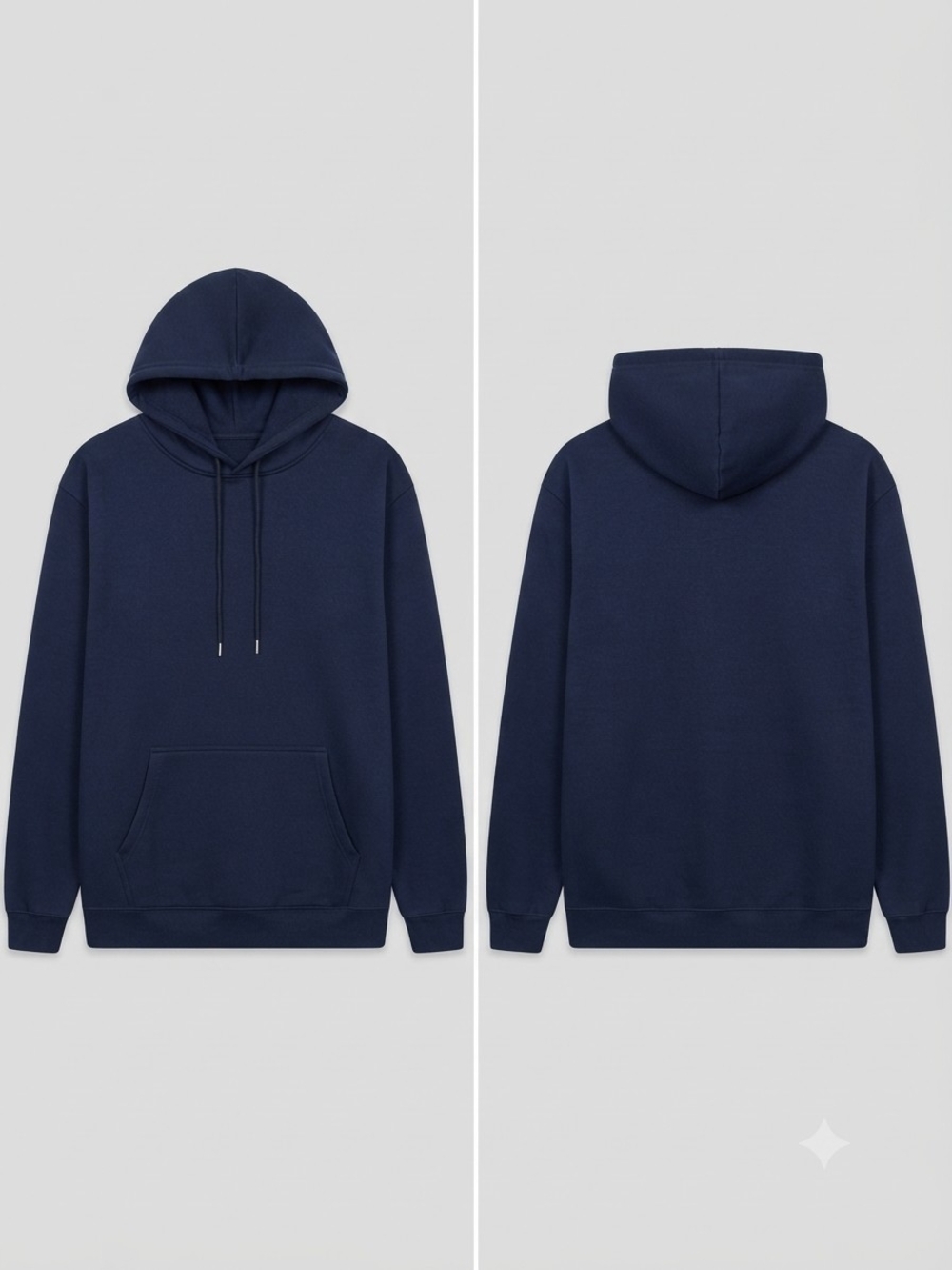 Classic Navy Men's Hoodie Sweatshirt